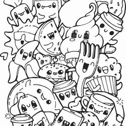 Fine Cute Food Coloring Pages At Free Printable Color Print