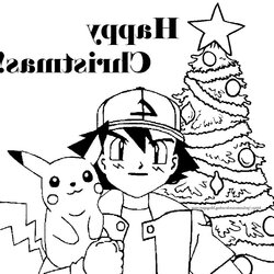 Terrific Pokemon Christmas Coloring Pages At Free Printable Color