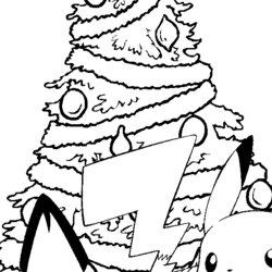 Superior Pokemon Coloring Pages Christmas Printable Print Mon Template Page
