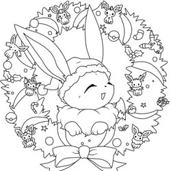 Worthy Pokemon Christmas Coloring Pages Page