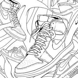 Spiffing Discover The Best Air Jordan Coloring Pages For Kids