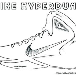 Peerless Air Jordan Coloring Pages At Free Printable Basketball Shoes Nike Shoe James Sheets Michael Drawing