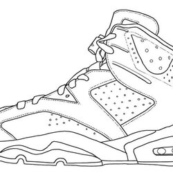 Coloring Shoes Drawing Sneakers Jordan Air Pages Nike Draw Book Dimension Official Topic Forum Sketch Sheets