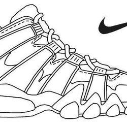 Matchless Jordan Coloring Pages Home Air Shoes Popular