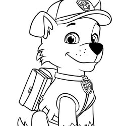 Admirable Free Printable Coloring Pages Paw Patrol