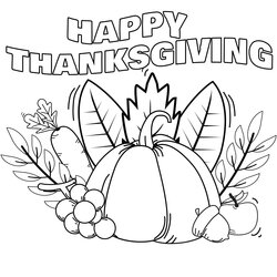 Best Free Thanksgiving Turkey For At Happy Coloring Pages Printable