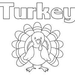 Perfect Best Images Of Thanksgiving Turkey Coloring Pages Printable Color Number Via