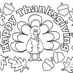 Worthy Thanksgiving Free Printable Coloring Pages Templates Preschool Page
