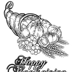 Admirable Thanksgiving Coloring Pages To Download Kids Happy Adults Color Simple Adult Print Harvest For