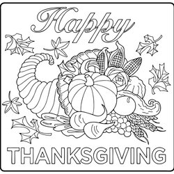 Sublime Best Printable Thanksgiving Coloring Pages For Free At