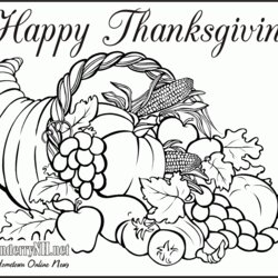 Excellent Free Printable Toddler Thanksgiving Coloring Pages Home Popular Blank
