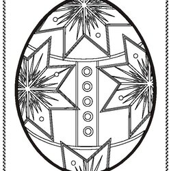 Matchless Free Printable Easter Egg Coloring Pages For Kids Adults Eggs Geometric Print Detailed Part