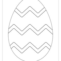 Very Good Free Printable Easter Egg Coloring Pages Template Page