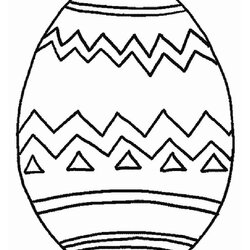 Free Printable Easter Egg Coloring Pages For Kids Eggs Color Outline Drawing Colouring Print Cartoon Template