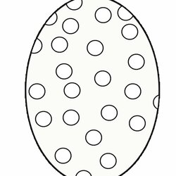Dots Easter Egg Coloring Page Creative Ads And More Pages