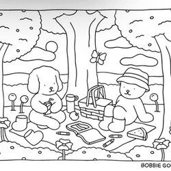 Outstanding Bobbie Goods Coloring Pages For Kids