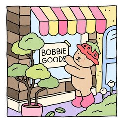 Bobbie Goods Cute Coloring Pages Books Book Art