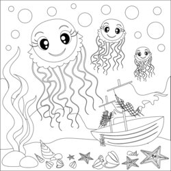 Fantastic Sea Creatures Coloring Pages