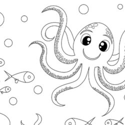 Legit Sea Creatures Coloring Pages Fish Dolphins Sharks Other Marine Themed Outer Dolphin Cute