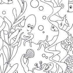 Capital Exclusive Photo Of Sea Creatures Coloring Pages Ocean Animals Creature Animal Amazing High