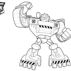 Spiffing Rescue Bots Coloring Pages Best For Kids Transformers Bot Printable Transformer Heatwave Color Print