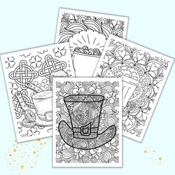 Free Printable St Day Coloring Pages For Adults The Sheets