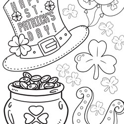 Smashing Free Printable Leprechaun Coloring Pages For Kids And Adults St Day