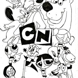 Smashing Coloring Pages Cartoon Network Home Characters Drawing Disney Show Cartoons Printable Nickelodeon
