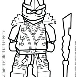 Fantastic Lego Coloring Pages Lloyd At Free Printable Color Print