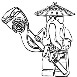 Matchless Coloring Pages Golden Ninja At Free Wu Print Lego Printable Color Book