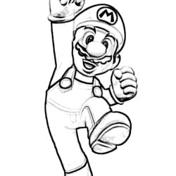 Peerless Free Printable Mario Coloring Pages For Kids Super Print Luigi Bros Book Sheets Brothers Boys