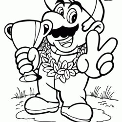 Capital Printable Coloring Pages Mario Home Super Bros Book Comments
