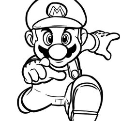 Admirable Coloring Pages For Kids Super Mario Bros Luigi Peach Colouring Superman