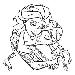 Great Elsa And Anna Coloring Pages To Download Print For Free Frozen