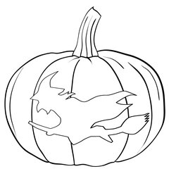 Terrific Free Printable Pumpkin Coloring Pages For Kids