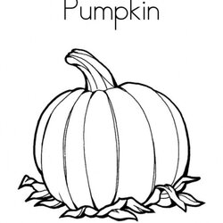 Outstanding Free Printable Pumpkin Coloring Pages