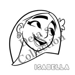 Worthy Isabella Coloring Book Pages Digital File