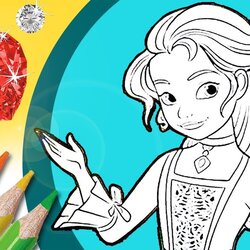 Superlative Princess Isabel Coloring Pages Elena Of Colouring