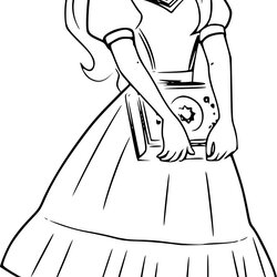 Princess Isabel Elena Of Coloring Pages Printable Color