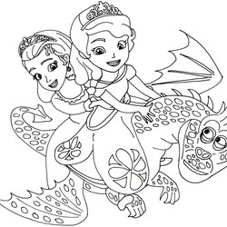 Spiffing Free Sofia The First Printable Coloring Pages Download Library