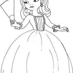 Peerless Free Easy To Print Sofia The First Coloring Pages Sister