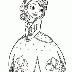 Tremendous Get This Free Sofia The First Coloring Pages Print