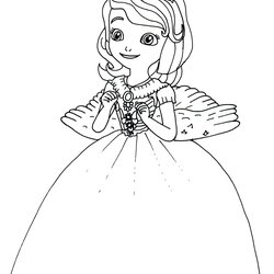 Wonderful Sofia The First Coloring Pages Home Princess Halloween Amber Costume Sophia Printable Print Kids
