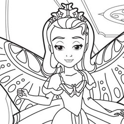 Fine Sofia Coloring Pages To Print At Free Printable Princess Color