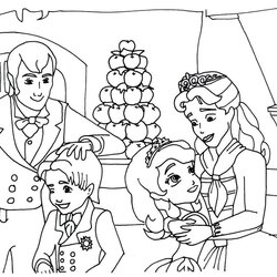 Sofia The First Coloring Pages Best For Kids Sheets Free