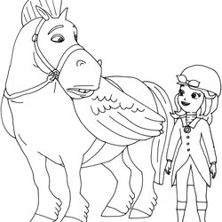Sofia The First Coloring Pages Great And Page