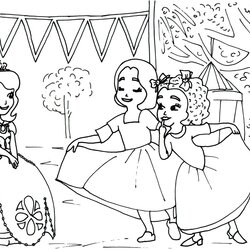 Preeminent Sofia The First Coloring Pages Best For Kids Popular Free