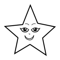 Spiffing Star Coloring Pages