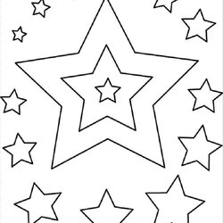 Star Coloring Pages Printable Colouring Sheets Wonder Woman Logo Christmas Shape