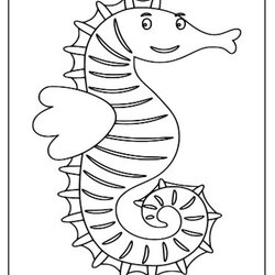 Matchless Sea Creatures Coloring Pages